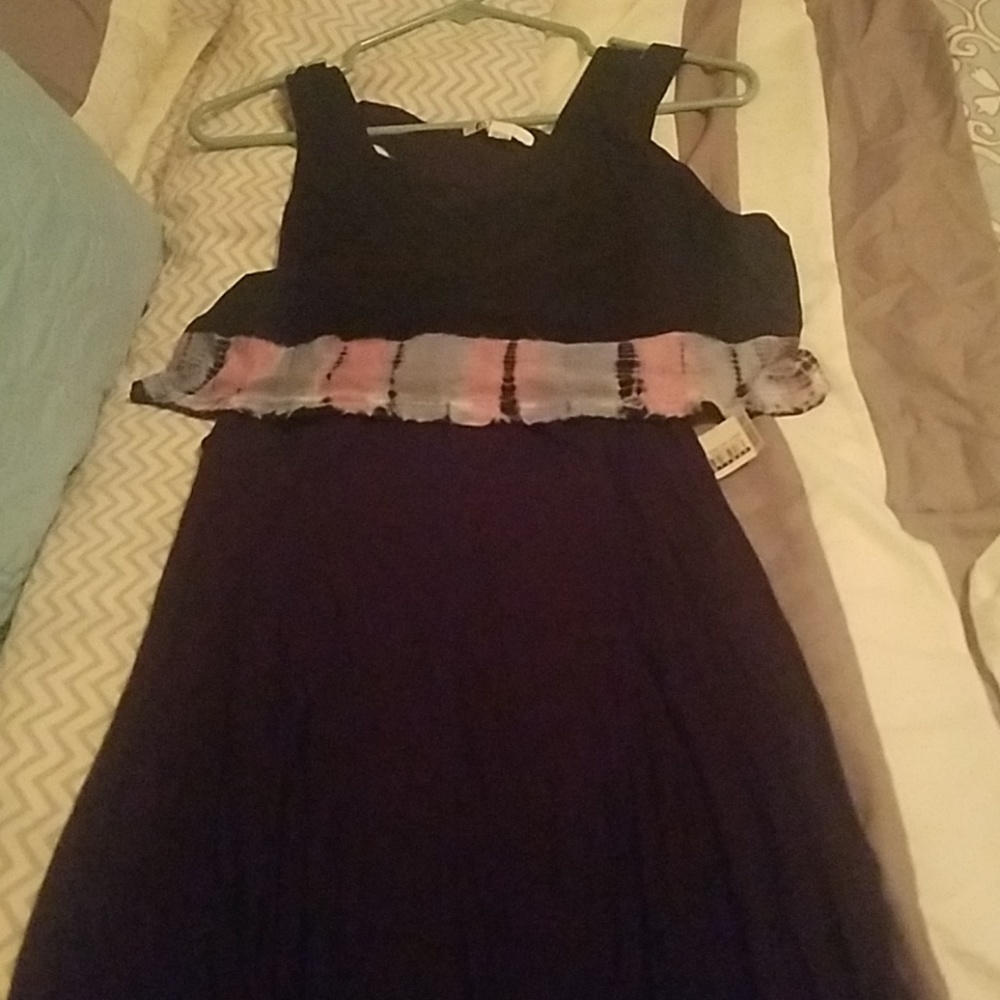 Black maxi dress